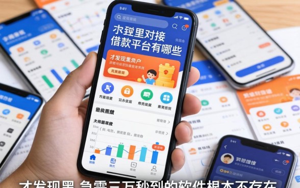 我翻遍了手机里对接借款平台有哪些，才发现黑户急需三万秒到的软件根本不存在