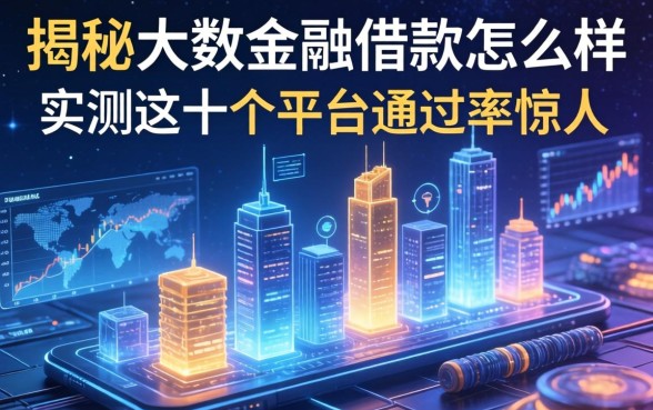 揭秘大数金融借款怎么样：实测这十个平台通过率惊人