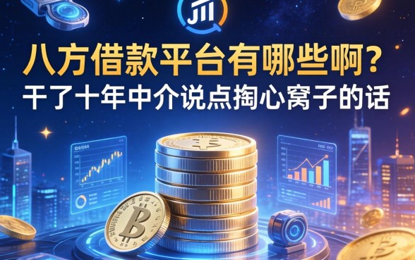 八方借款平台有哪些啊？干了十年中介说点掏心窝子的话