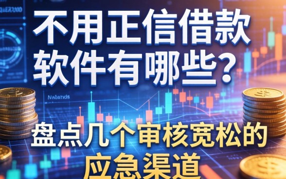 不用正信借款软件有哪些?盘点几个审核宽松的应急渠道