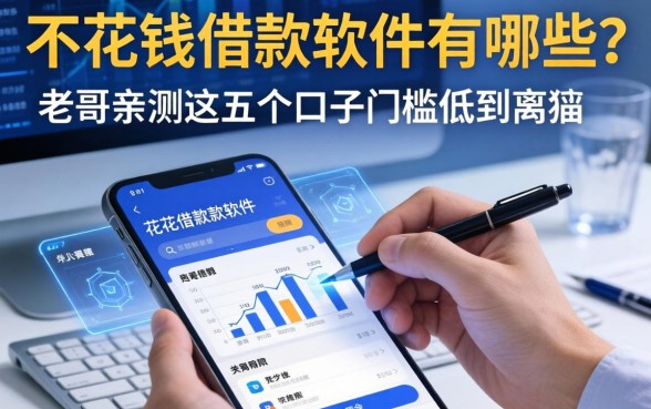 不花钱借款软件有哪些？老哥亲测这五个口子门槛低到离谱