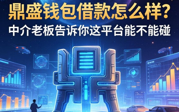 鼎盛钱包借款怎么样？中介老板告诉你这平台能不能碰