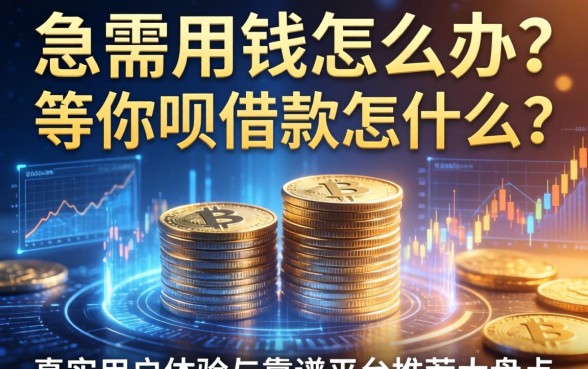 急需用钱怎么办？等你呗借款怎么样？真实用户体验与靠谱平台推荐大盘点