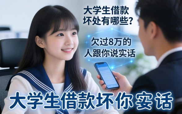 大学生借款的坏处有哪些？一个欠过8万的人跟你说实话