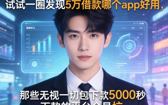 我试了一圈发现5万借款哪个app好用，那些无视一切包下款5000秒下款的平台全是坑