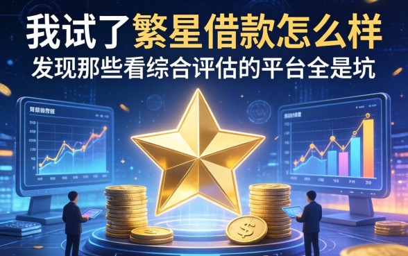我试了繁星借款怎么样，发现那些不看综合评估的平台全是坑