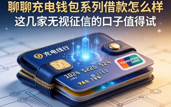 聊聊充电钱包系列借款怎么样，这几家无视征信的口子值得试