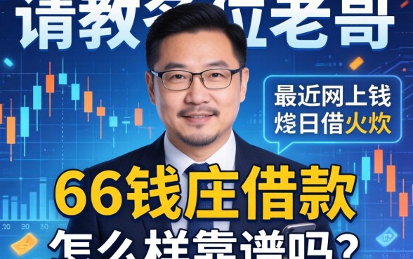请教各位老哥，最近网上很火的66钱庄借款怎么样？靠谱吗？