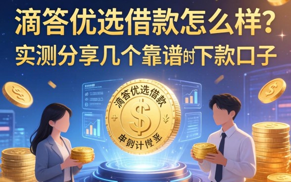 滴答优选借款怎么样？实测分享几个靠谱的下款口子