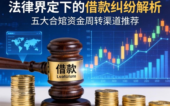 法律界定下的借款纠纷解析与五大合规资金周转渠道推荐