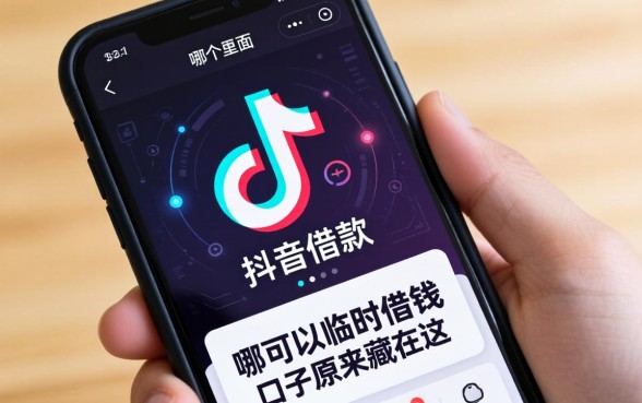 我发现抖音借款在哪个里面，手机可以临时借钱的口子原来藏在这