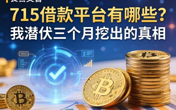 715借款平台有哪些？我潜伏三个月挖出的真相