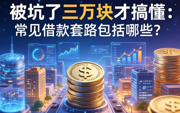 被坑了三万块才搞懂：常见借款套路包括哪些？