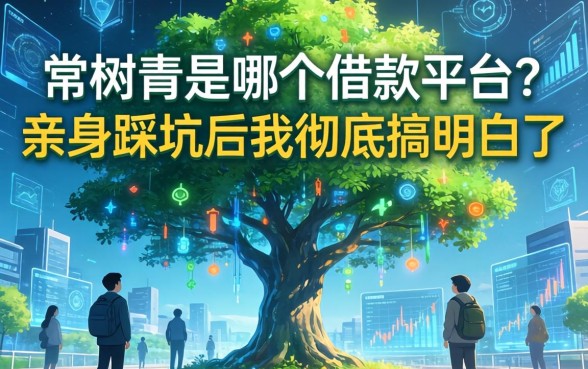 常树青是哪个借款平台？亲身踩坑后我彻底搞明白了