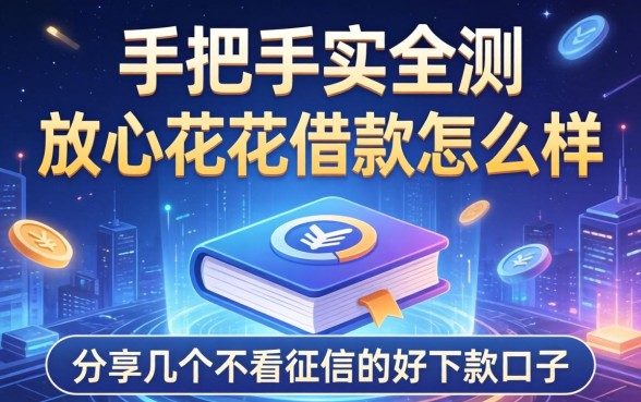 手把手实测放心花花借款怎么样，分享几个不看征信的好下款口子