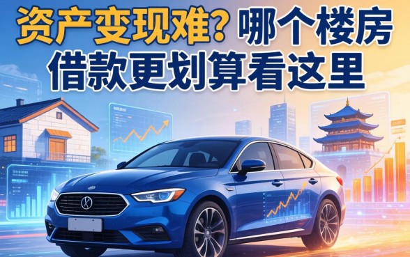 资产变现难？车和楼房哪个借款更划算看这里