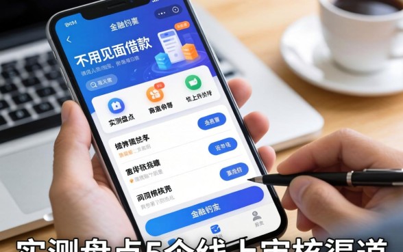 不用见面借款的软件有哪些？实测盘点5个线上审核渠道