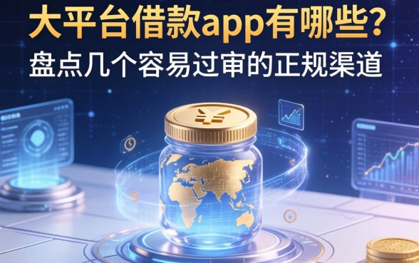 大平台借款app有哪些？盘点几个容易过审的正规渠道