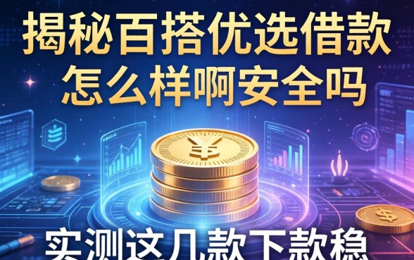揭秘百搭优选借款怎么样啊安全吗，实测这几款下款稳