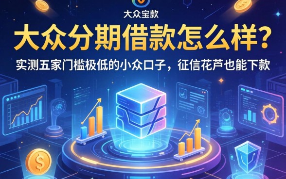 大众分期借款怎么样？实测五家门槛极低的小众口子，征信花户也能下款
