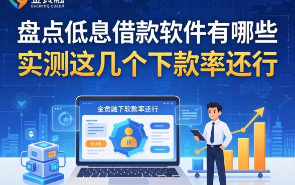 盘点低息借款软件有哪些，实测这几个下款率还行