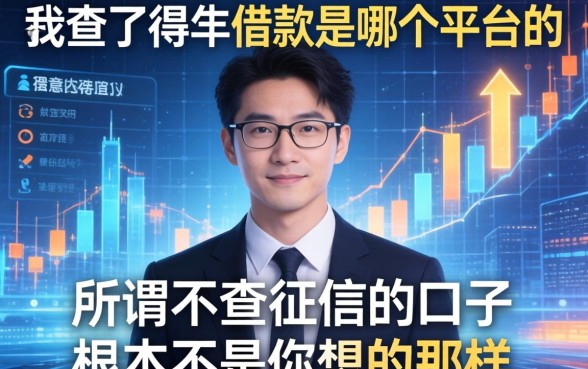 我查了得物借款是哪个平台的，发现所谓不查征信的口子根本不是你想的那样