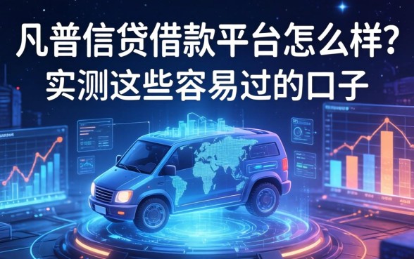 凡普信贷借款平台怎么样？实测这些容易过的口子
