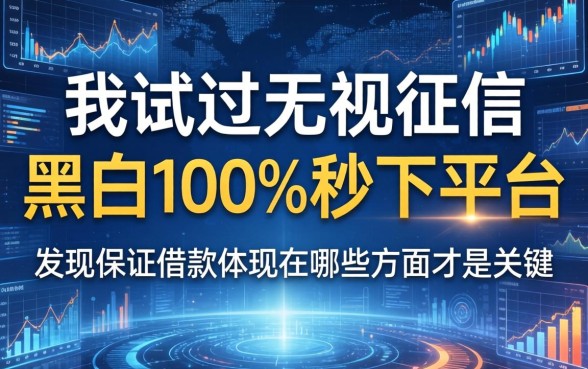 我试过无视征信黑白100%秒下平台，发现保证借款体现在哪些方面才是关键