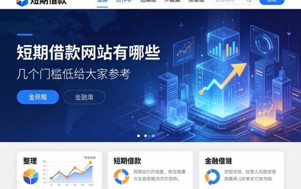 短期借款网站有哪些？整理了几个门槛低的给大家参考