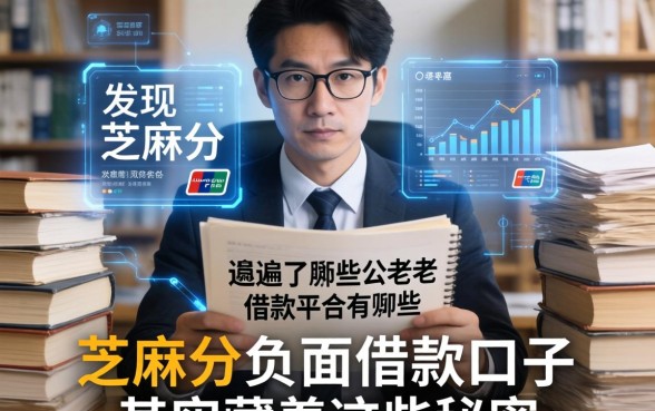 我翻遍了那些比较老的借款平台有哪些，发现芝麻分负面借款的口子其实藏着这些秘密