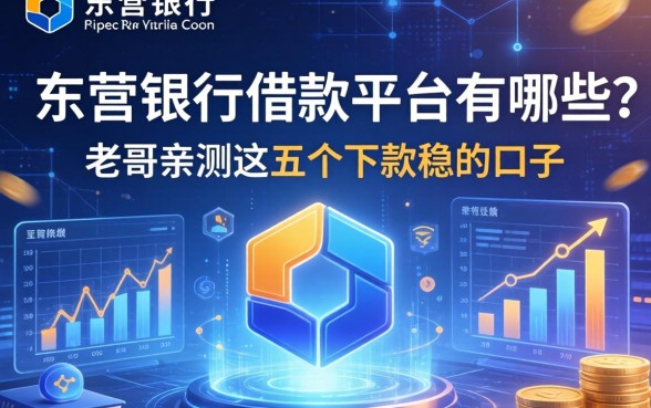 东营银行借款平台有哪些？老哥亲测这五个下款稳的口子
