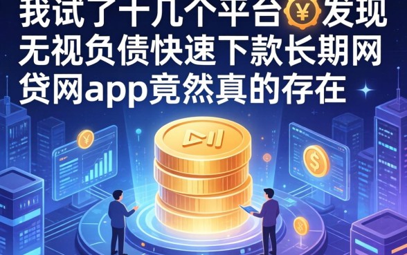 我试了十几个平台，发现无视负债快速下款长期网贷的app竟然真的存在