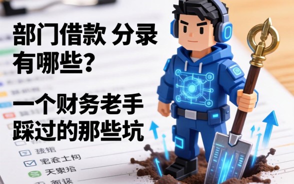 部门借款的分录有哪些？一个财务老手踩过的那些坑