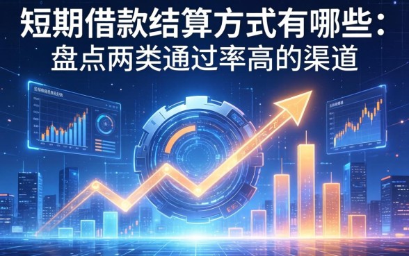 短期借款结算方式有哪些？盘点两类通过率高的渠道