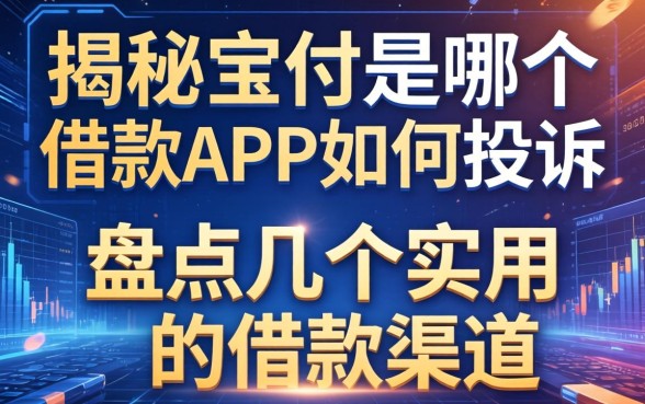 揭秘宝付是哪个借款app如何投诉，盘点几个实用的借款渠道