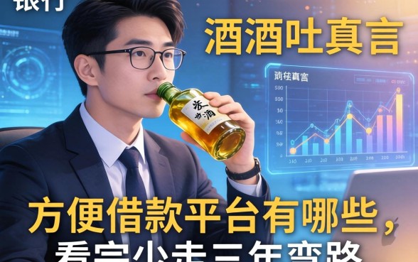 银行经理酒后吐真言：方便借款的平台有哪些，看完少走三年弯路