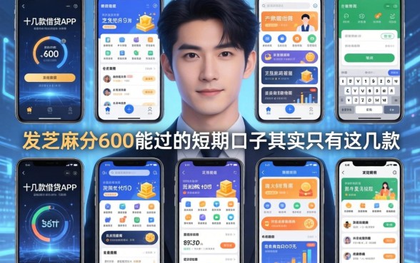 我翻了十几款借贷APP，发现芝麻分600能过的短期口子其实只有这几款