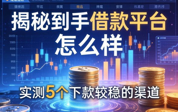 揭秘到手借款平台怎么样：实测5个下款较稳的渠道