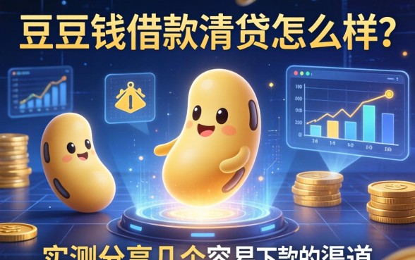 豆豆钱借款清贷怎么样？实测分享几个容易下款的渠道