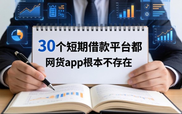 我翻了30个短期借款平台都有哪些，发现无视黑白的网贷app根本不存在