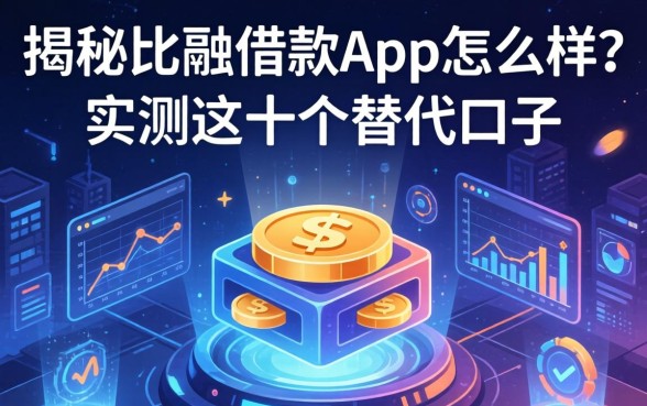 揭秘比融借款app怎么样？实测这十个替代口子