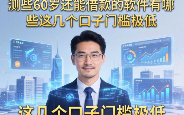 实测60岁还能借款的软件有哪些，这几个口子门槛极低