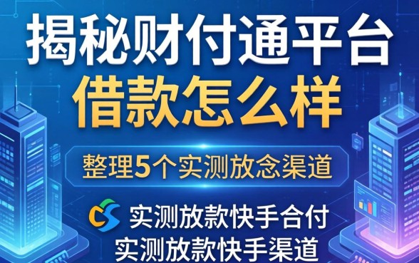 揭秘财付通平台借款怎么样，整理5个实测放款快的渠道