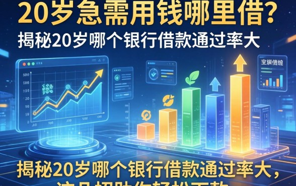 20岁急需用钱哪里借？揭秘20岁哪个银行借款通过率大，这几招助你轻松下款