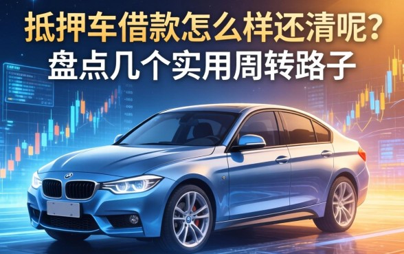 抵押车借款怎么样还清呢？盘点几个实用的周转路子