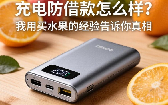 充电宝借款怎么样？我用买水果的经验告诉你真相