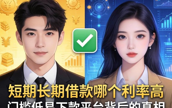 我对比了短期长期借款哪个利率高，发现门槛低易下款平台背后的真相