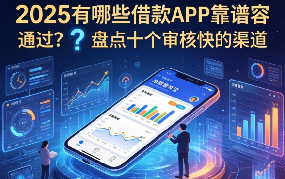 2025有哪些借款app靠谱容易通过？盘点十个审核快的渠道