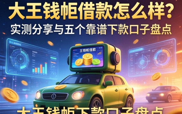 大王钱柜借款怎么样？实测分享与五个靠谱下款口子盘点