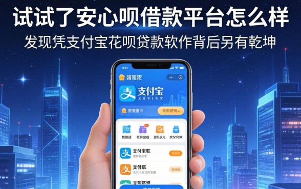 我试了安心呗借款平台怎么样，发现凭支付宝花呗贷款的软件背后另有乾坤